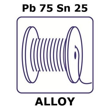 LEAD-TIN ALLOY, PB75SN25, 10M WIRE,