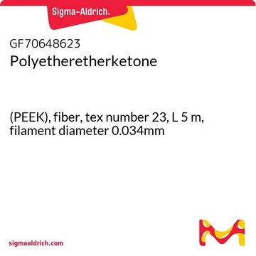POLYETHERETHERKETONE, (PEEK), FIBER, TE&
