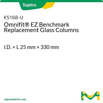 OMNIFIT EZ GLASS COLUMN 25MM/330MM