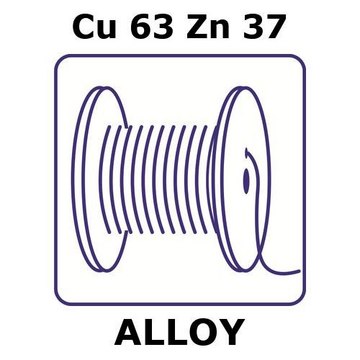 BRASS ALLOY, CU63ZN37, 100M WIRE,