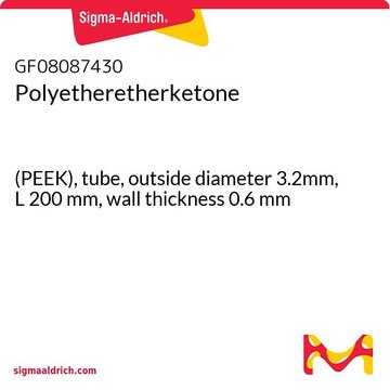 POLYETHERETHERKETONE, (PEEK), TUBE, OUT&