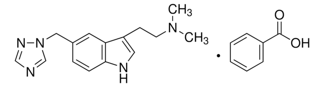 Rizatriptan benzoate salt