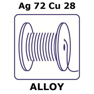 SILVER-COPPER ALLOY, AG72CU28, 20M WIRE&