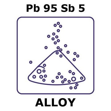 ANTIMONIAL LEAD ALLOY, PB95SB5, POWDER,&