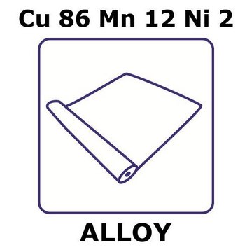 MANGANIN - RESISTANCE ALLOY, CU86MN12N