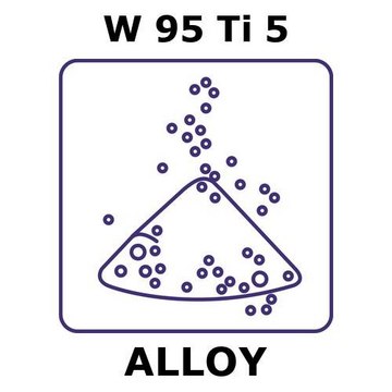 TUNGSTEN-TITANIUM ALLOY, W95TI5, POWDER&
