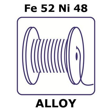 IRON-NICKEL ALLOY, FE52NI48, 100M WIRE,&