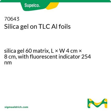 SILICA GEL/TLC-CARDS, 4X8CM, WITH FLUORE