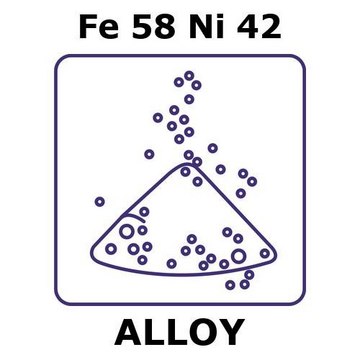 IRON/NICKEL, POWDER,FE 58%/NI 42%, MAX.&