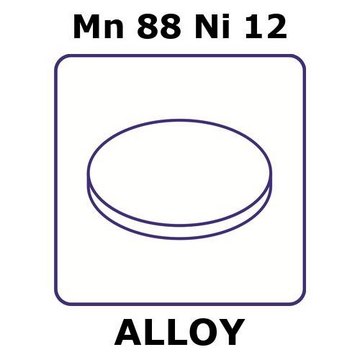 MANGANESE-NICKEL ALLOY, MN88NI12, FOIL,&