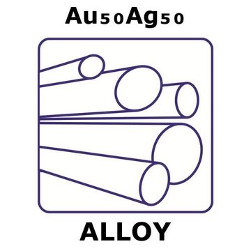 GOLD/SILVER, ROD,AU 50%/AG 50% (ATOMIC