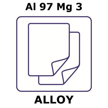 ALUMINUM/MAGNESIUM, FOIL,AL 97%/MG 3%, &