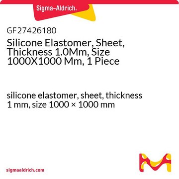 SILICONE ELASTOMER, SHEET, THICKNESS 1.&
