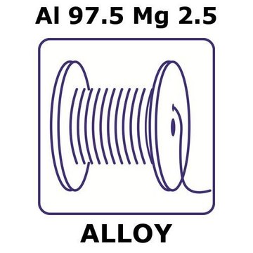 Aluminum-magnesium alloy, Al97.5Mg2.5