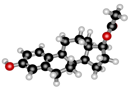 ?-Estradiol 17-acetate