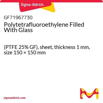 POLYTETRAFLUOROETHYLENE FILLED WITH GLA&