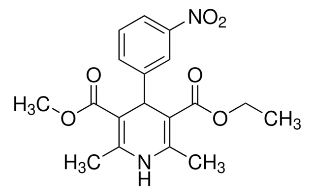 Nitrendipine for peak identification