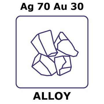 SILVER/GOLD, LUMP,AG 70%/AU 30%, MAX.
