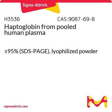 Haptoglobin from pooled human plasma