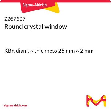 Round crystal window