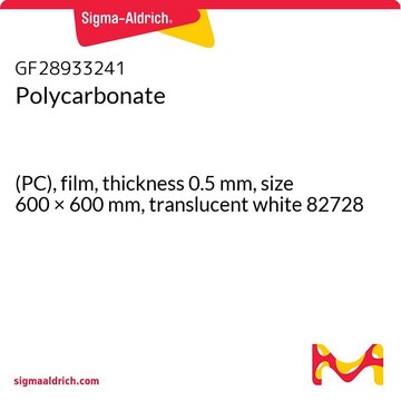 POLYCARBONATE, (PC), FILM, THICKNESS 0.&