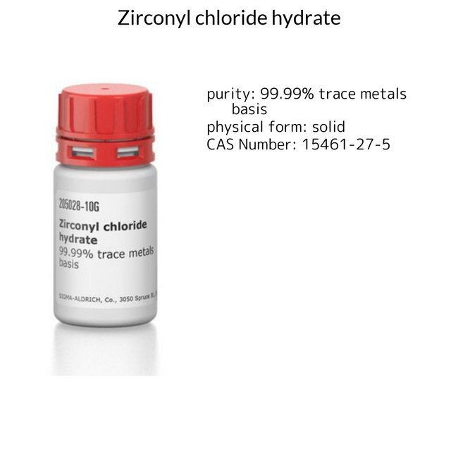 Zirconyl chloride hydrate