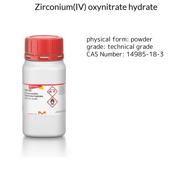 Zirconium(IV) oxynitrate hydrate
