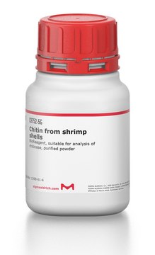 Chitin from shrimp shells