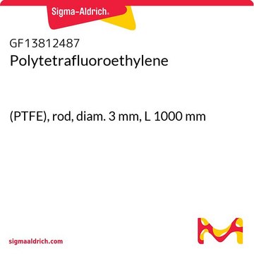 POLYTETRAFLUOROETHYLENE, (PTFE), ROD, D&