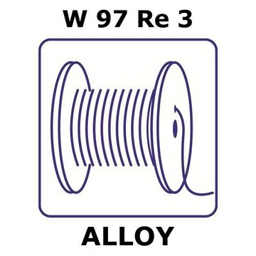 TUNGSTEN-RHENIUM ALLOY, W97RE3, 20M WIR&