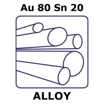 GOLD/TIN, ROD,AU80%/SN20%, DIAMETER 3.0&