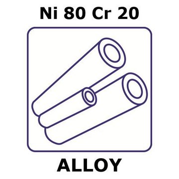 NICKEL-CHROMIUM ALLOY, NI80CR20, 100MM &