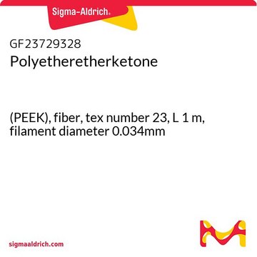 POLYETHERETHERKETONE, (PEEK), FIBER, TE&