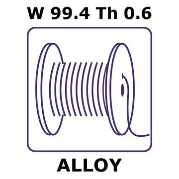 THORIATED TUNGSTEN, WIRE,W 99.4%/TH 0.6&