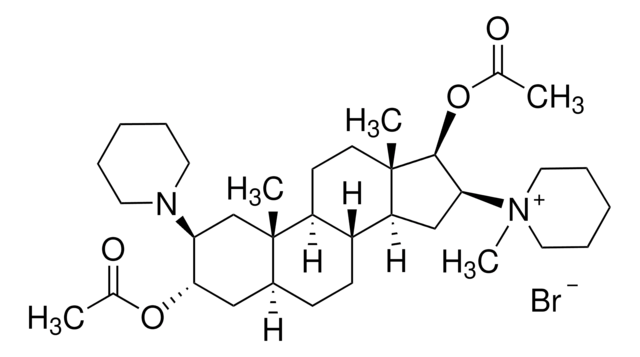 Vecuronium for system suitability