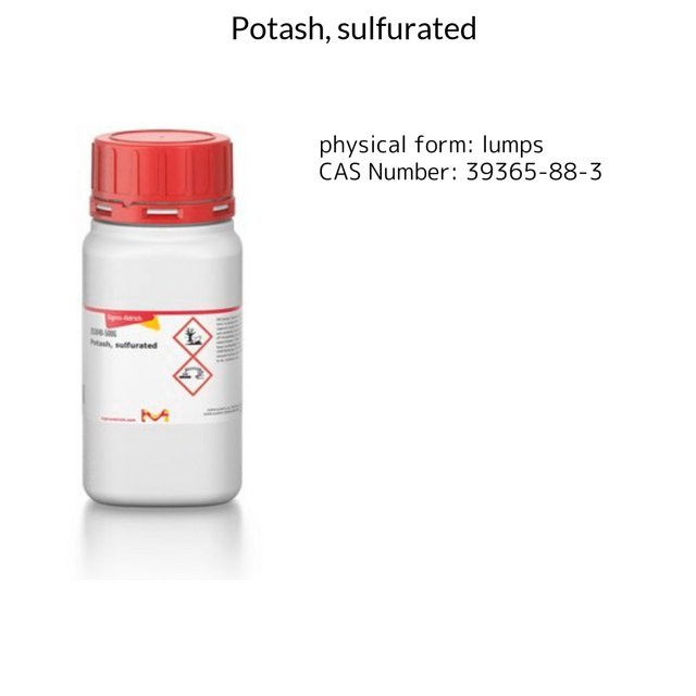 Potash, sulfurated
