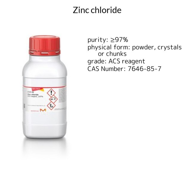 ZINC CHLORIDE, ACS REAGENT, >=97%