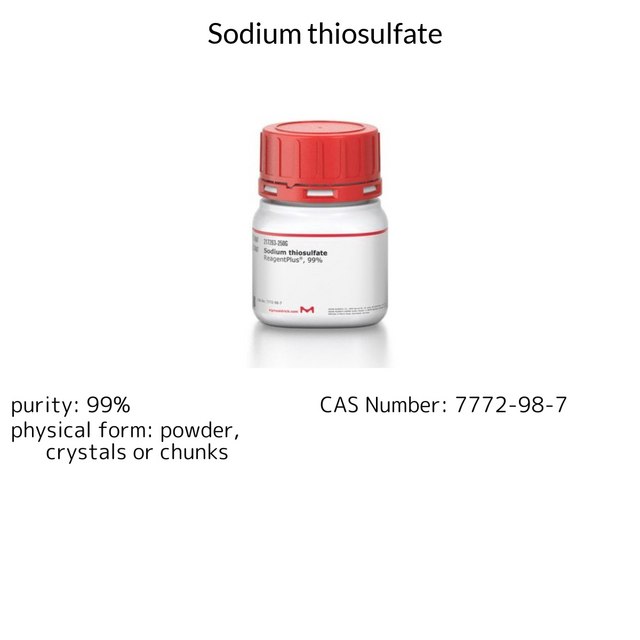 SODIUM THIOSULFATE, REAGENTPLUS, 99%