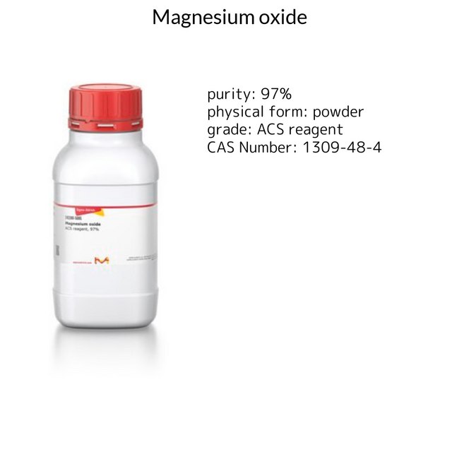MAGNESIUM OXIDE, ACS REAGENT, 97%