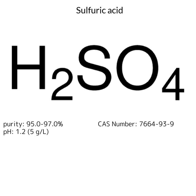 SULFURIC ACID, PURISS. P.A., FOR