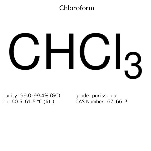 TRICHLOROMETHANE R G.,REAG. ISO, REAG.PH