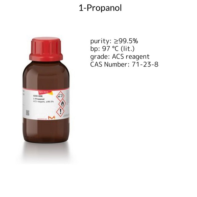 1-PROPANOL, ACS REAGENT, >=99.5%