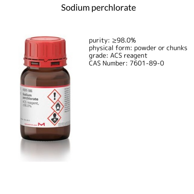 SODIUM PERCHLORATE, ACS REAGENT, >=98.0%