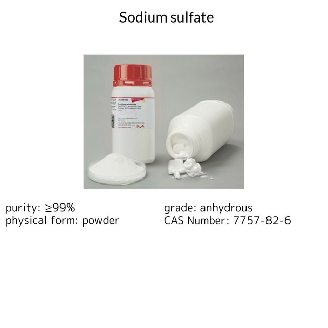 SODIUM SULFATE, ANHYDROUS, FREE-FLOWING&