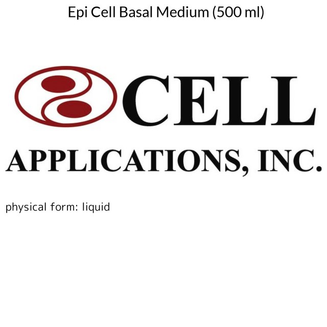 Epi Cell Basal Medium (500