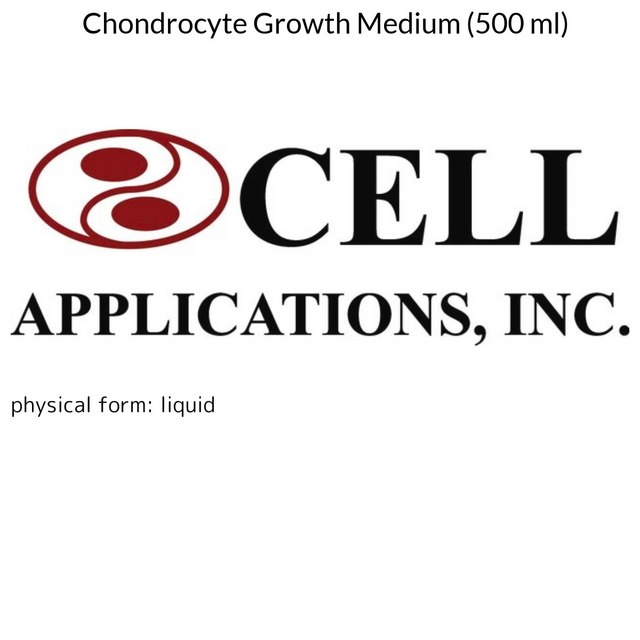 Chondrocyte Growth Medium (500 ml)