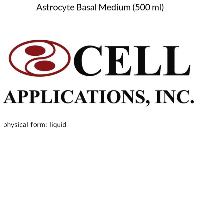 Astrocyte Basal Medium (500 ml)